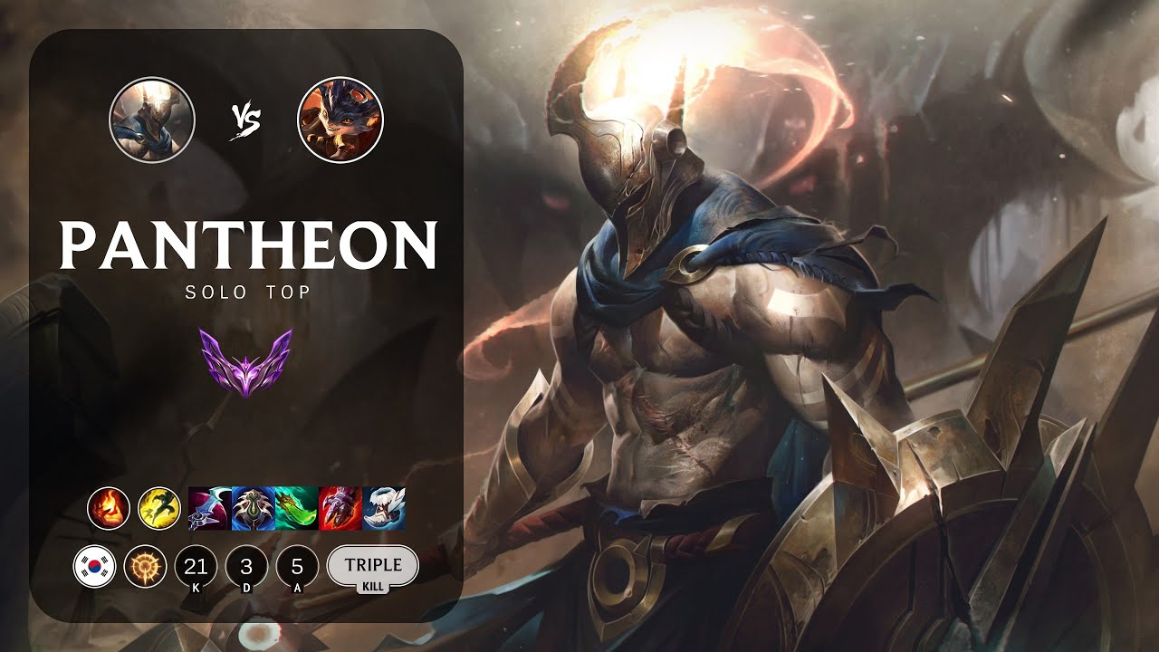 Pantheon Top vs Rumble - KR Master Patch 14.3