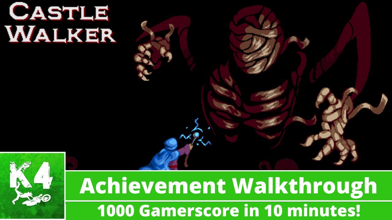 Castle Walker - Achievement Walkthrough - 1000 Gamerscore in 10 Minutes! - Xbox & Windows Stack!