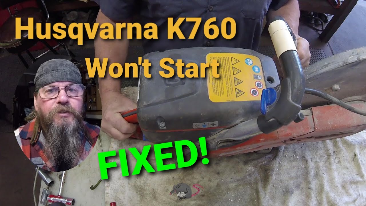 Husqvarna K760 не заводится — устранена проблема!