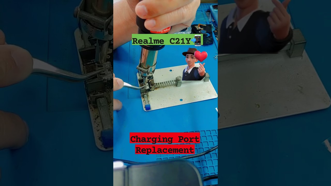 DIY / Cellphone Repair Tutorial📲💚🤍❤️Realme C21Y Charging Port Replacement...