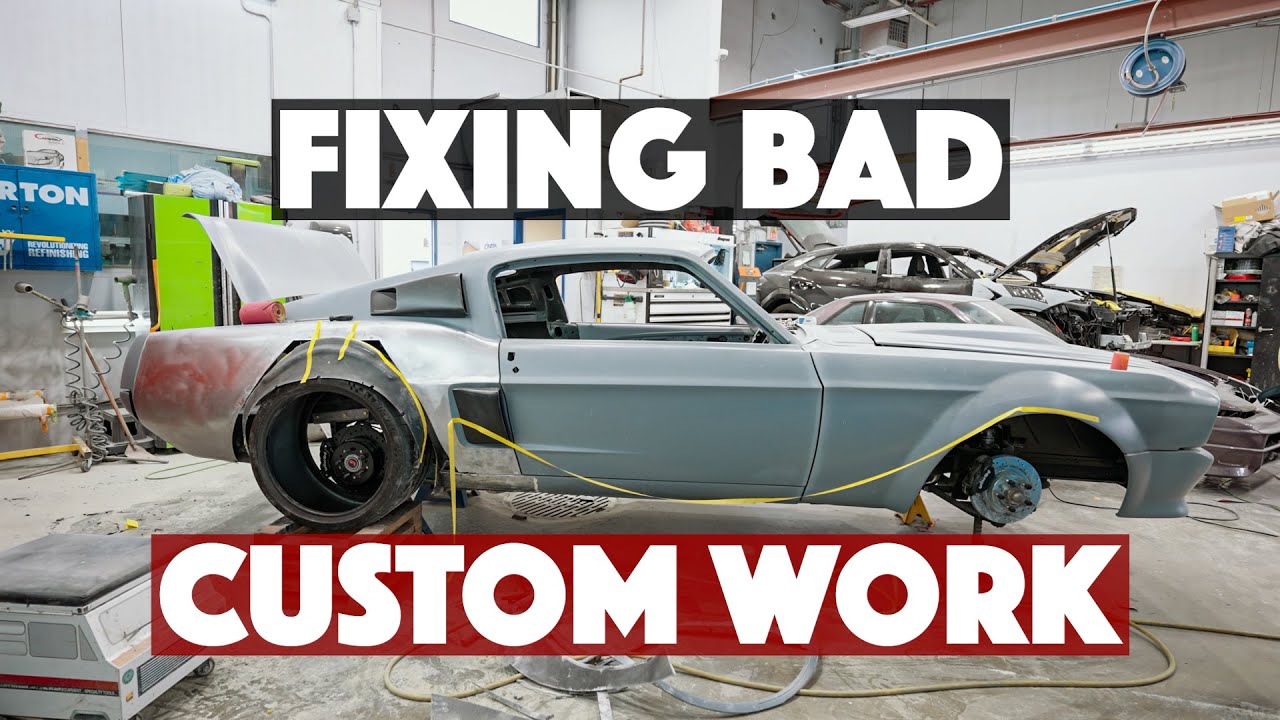 Fixing Bad Custom Work On This Widebody Elanor Mustang Fastback