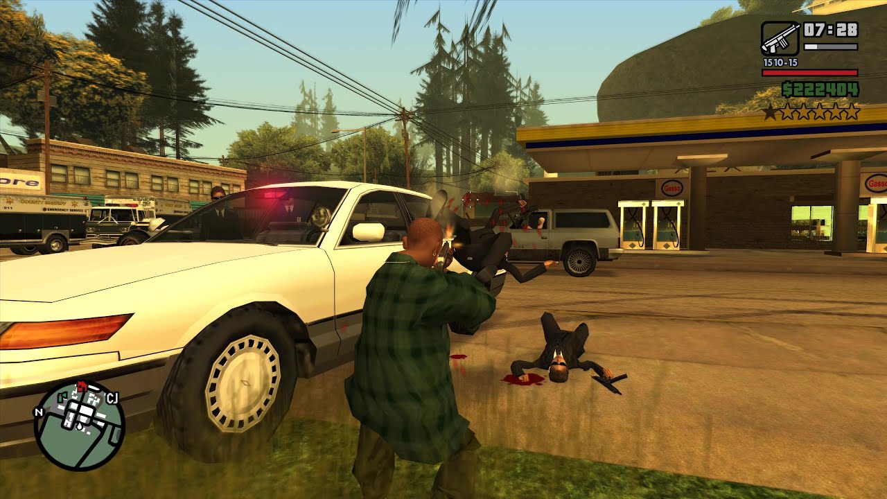 GTA San Andreas - Palomino Creek Shootout + Six Star Escape