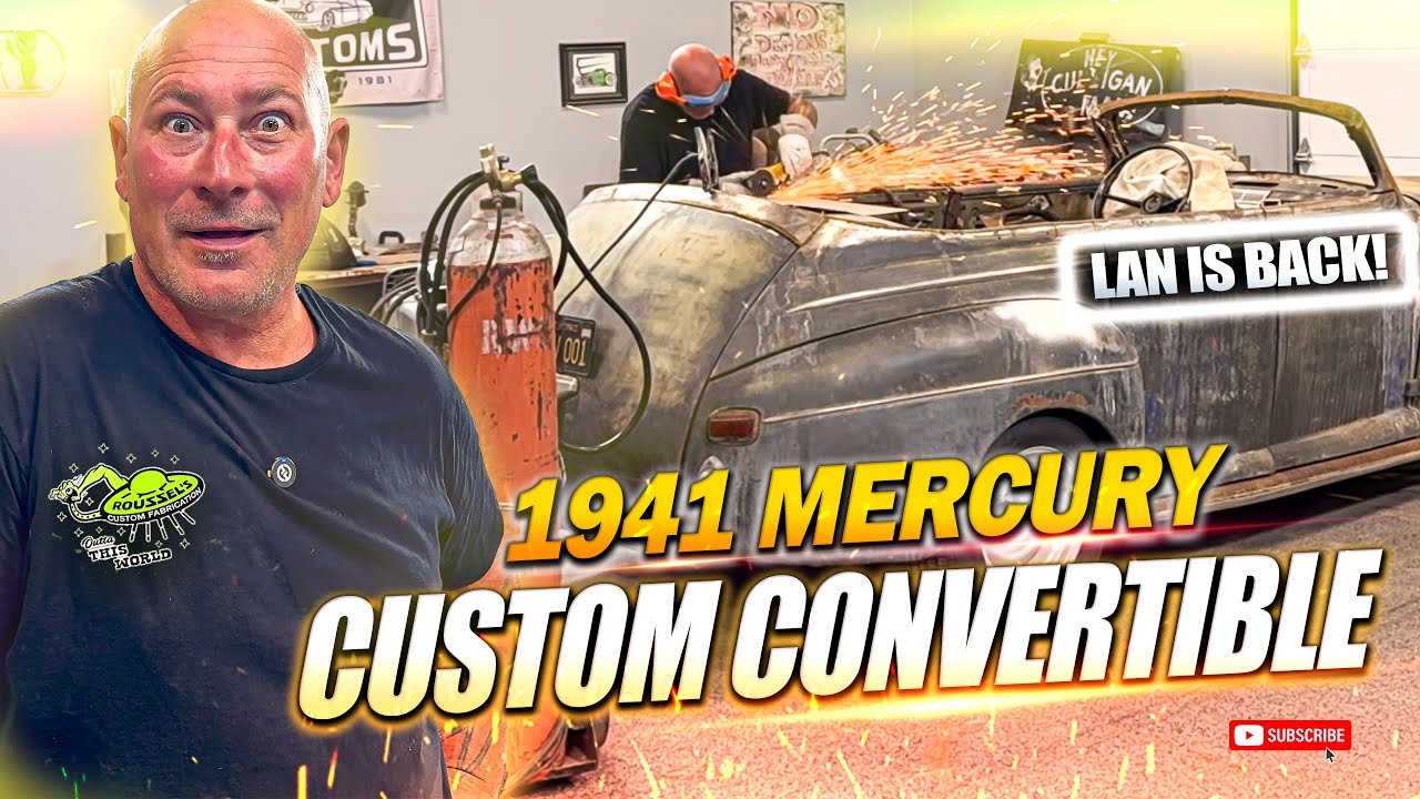 Иэн ВЕРНУЛСЯ! Иэн Руссель строит кастомный родстер Mercury 1941 года: работа с металлом и подгото...