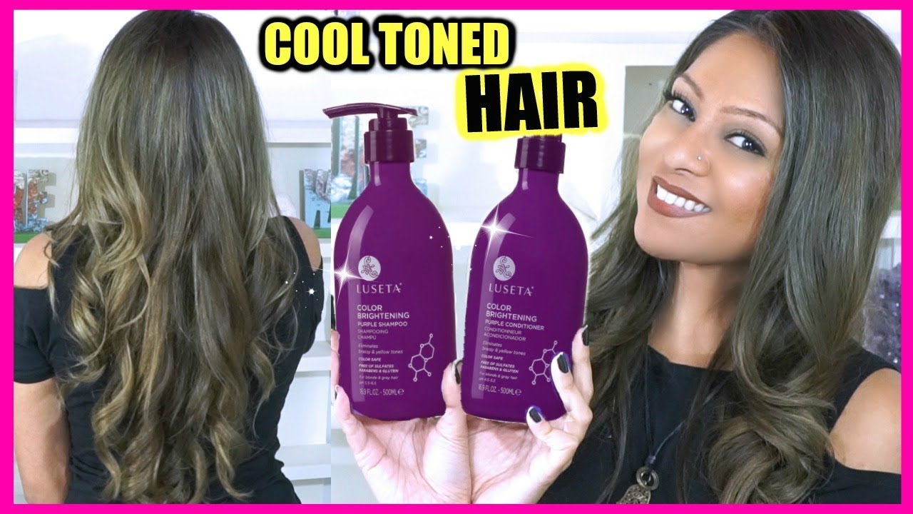 PURPLE SHAMPOO AND CONDITIONER REVIEW! │ HOW I TAKE CARE OF MY DARK GREY HAIR COLOR!