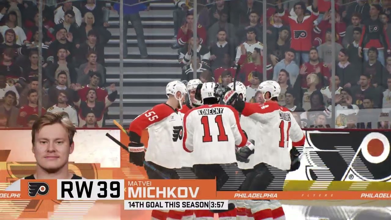 NHL 26 Season Mode #36 (Philadelphia Flyers @ Chicago Blackhawks)