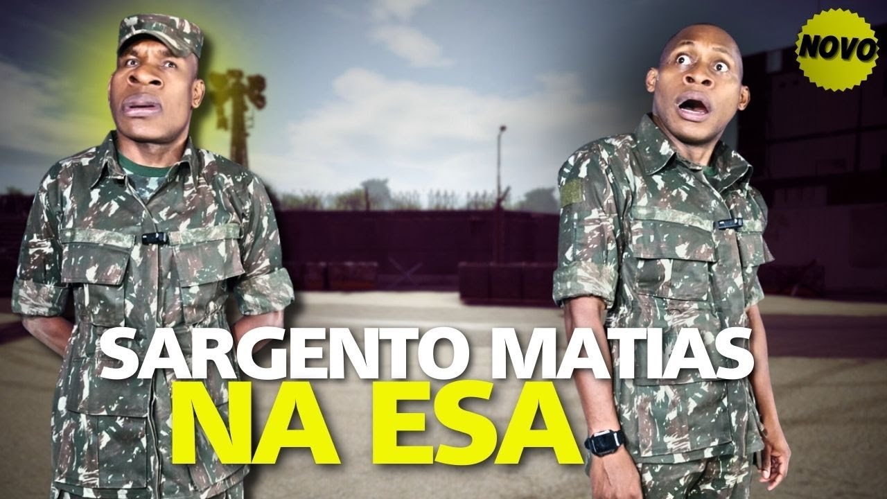 Sargento Matias visita o Cabo Enzo na ESA!