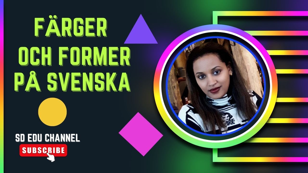 Färger och former på svenska