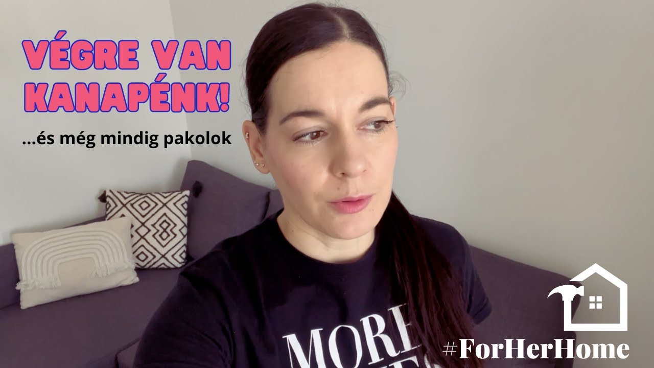 KANAPÉ MÁR VAN, de még nincs kész a nappali... - ForHerHome