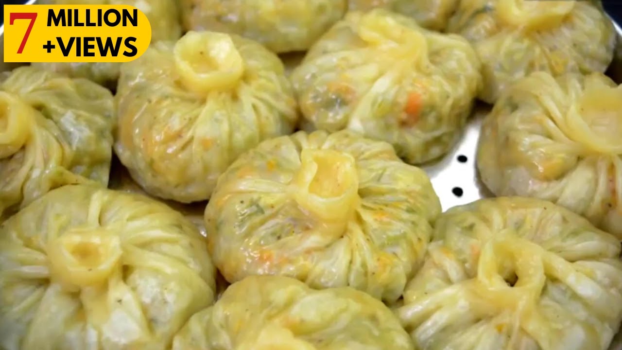 मोमोज़ बनाने की विधि || How to Make Momos || Momos Recipe || Veg Momos Recipe || Momos by RecipesHub