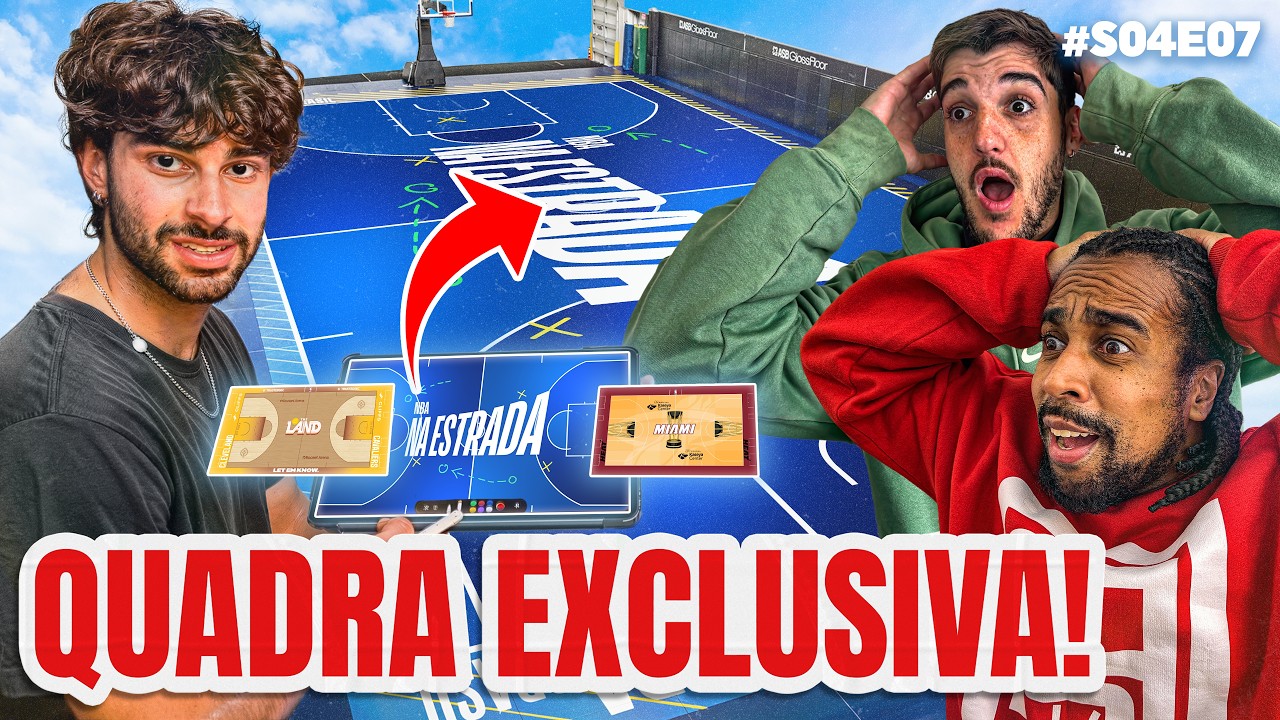 JOGAMOS NA QUADRA MAIS FUTURISTA DO MUNDO - NBA Na Estrada #S04E07