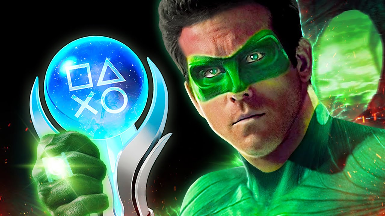 Green Lantern's Platinum Trophy is Actually PERFECT