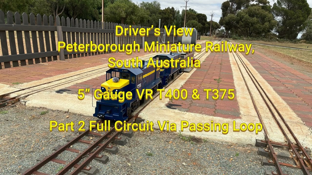 Driver’s View Peterborough Miniature Railway via Passing Loop Part 2