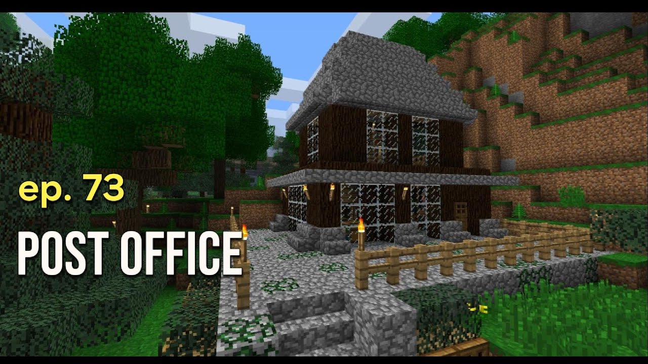 ASMR | Small Hometown Post Office 📬| Minecraft Beta Ep. 73 | Ear to Ear Soft Whispers 😴