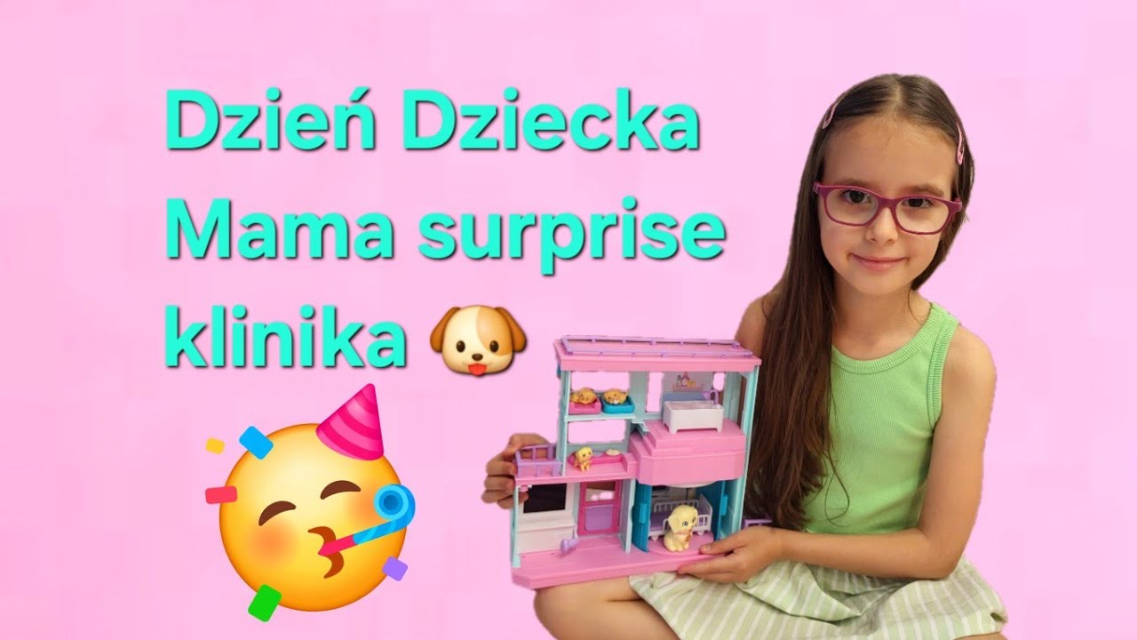 Dzień Dziecka 🥰💞😊 Natusia otwiera prezent 🐶😊🥰🐶🥰😊 Mama surprise families 🐶🐕🐶🐕🐶🐕🐶 Little Live Pets 💞