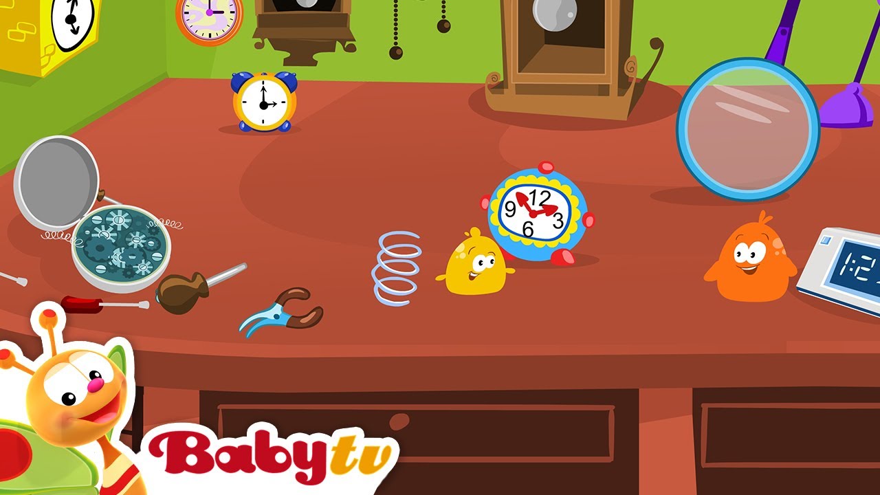 Pitch и Potch | Симфония с часами | BabyTV Pусский