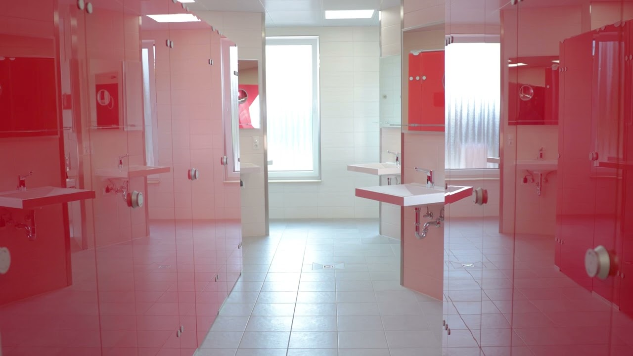 Moderne sanit&auml;re Anlagen in unserem Resort