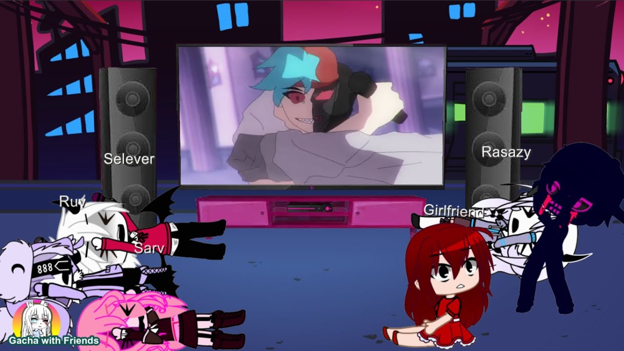 FNF Characters React to Friday Night Funkin' Memes Part 5 | Gacha Club