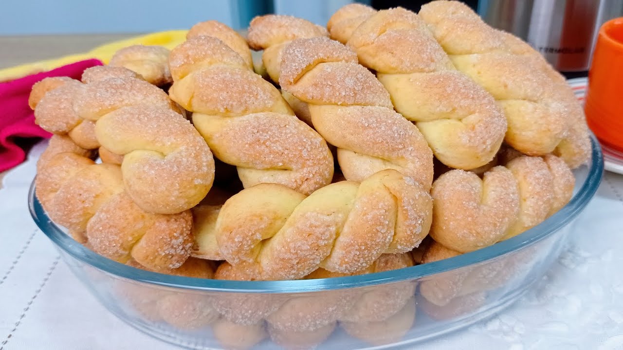 A MELHOR ROSQUINHA DE NATA I BOLACHA DE NATA DELICIOSA I Luciana Venâncio
