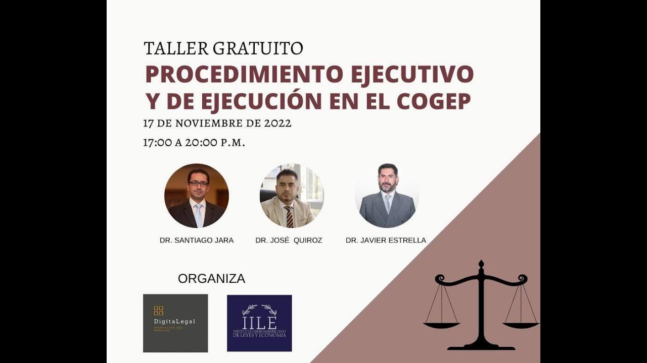 Procedimiento Ejecutivo ( COGEP) Letra de Cambio y demás