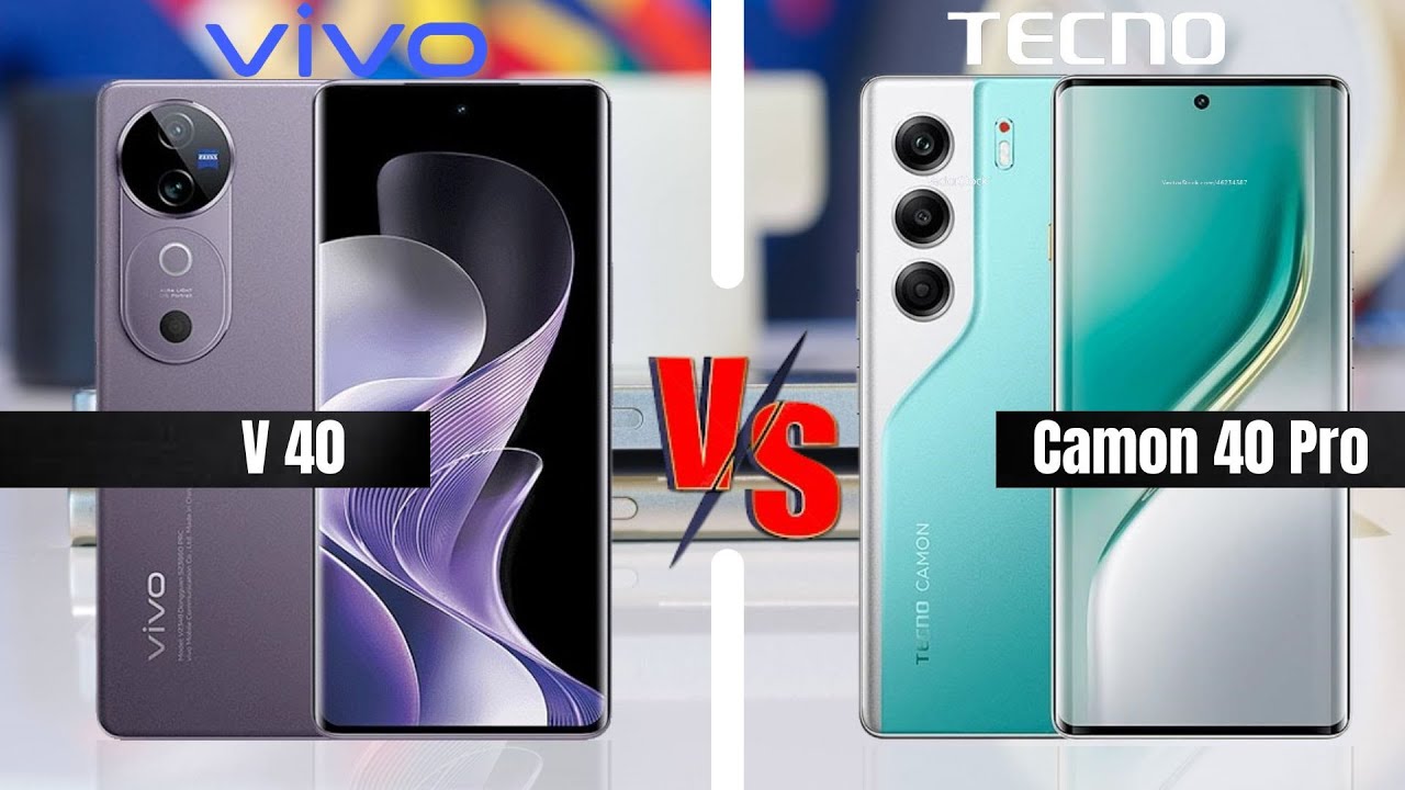 Vivo V40 vs Tecno Camon 40 pro 4g | Full Comparison 🔥 | Best Midrange Phone?
