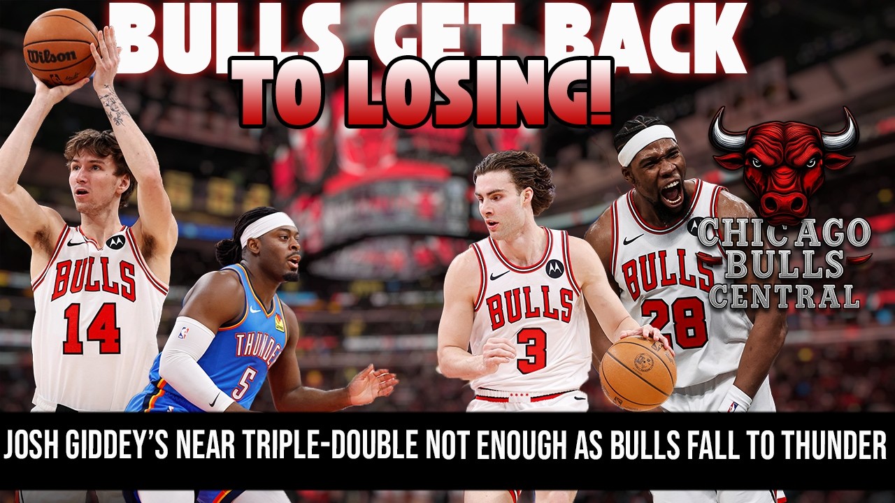 Josh Giddey’s Triple-Double Not Enough as Bulls Fall to Thunder 116-108