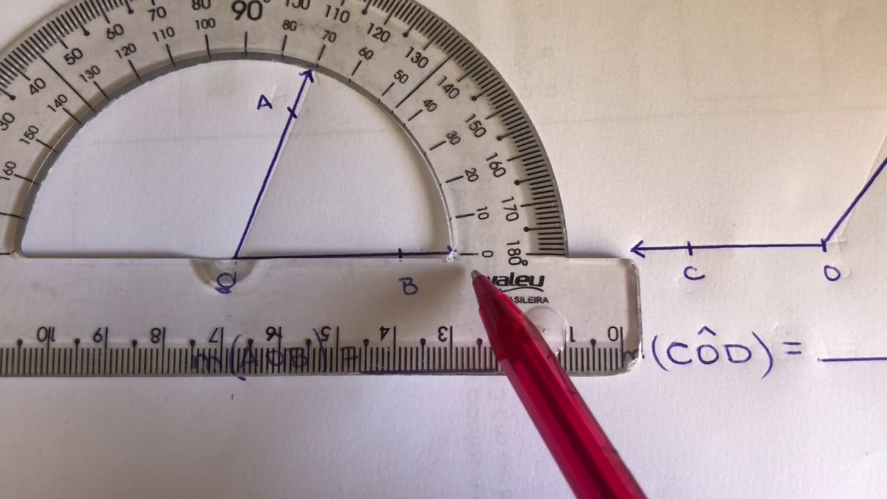 Como utilizar um transferidor de grau