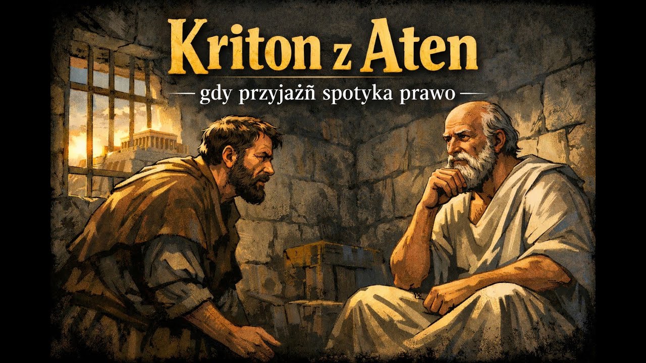 Kriton  z Aten &ndash; gdy przyjaźń spotyka prawo #filozofia  #kriton #sokrates