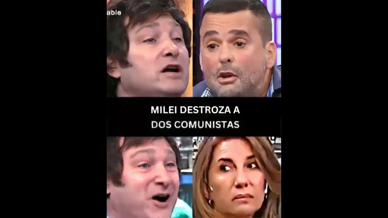 &iexcl;MILEI DESTROZA A DOS COMUNISTAS!