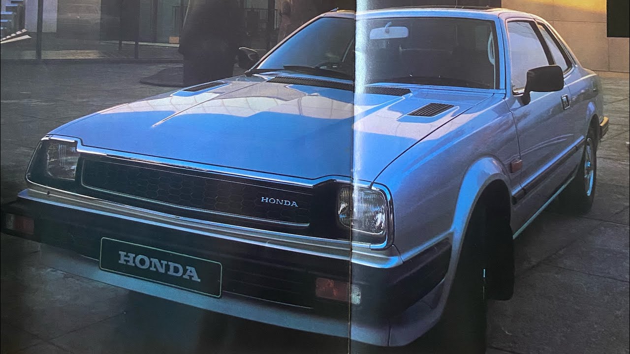 Honda Prelude (1st Generation) Brochure Review | Classic 1970s Honda Design and History