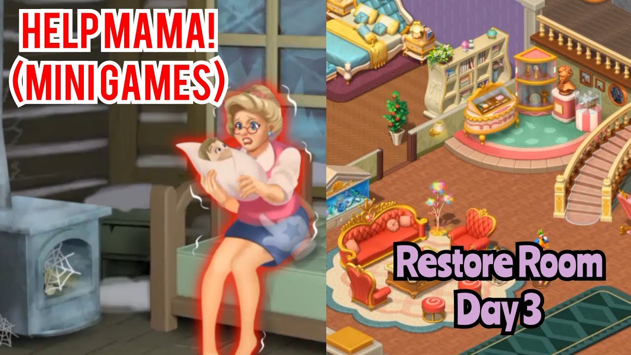 HELP MAMA! HOME RESTORE DAY 3-Block Puzzle 