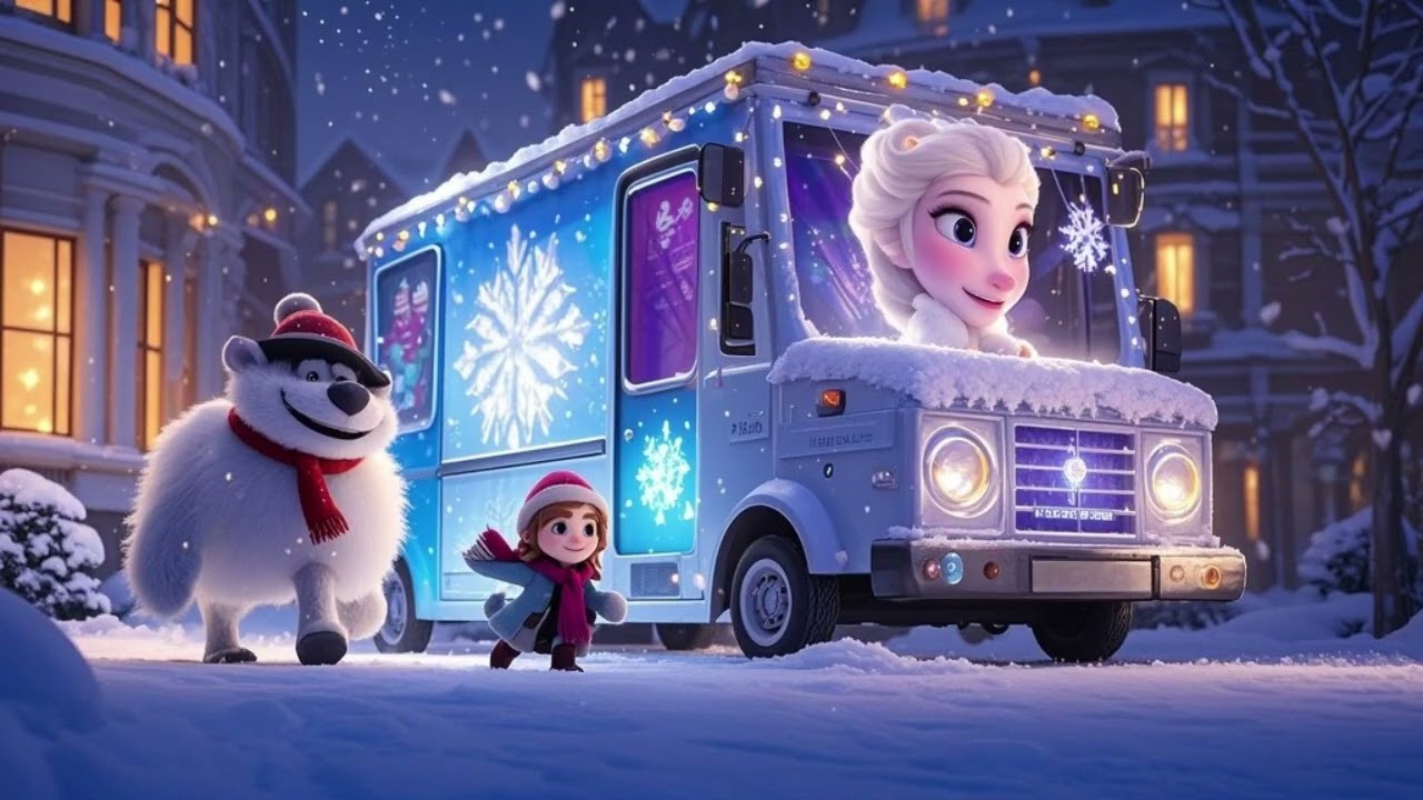 Elsa&rsquo;s Snow Animal Move Truck 4 | Frozen Kids Adventure