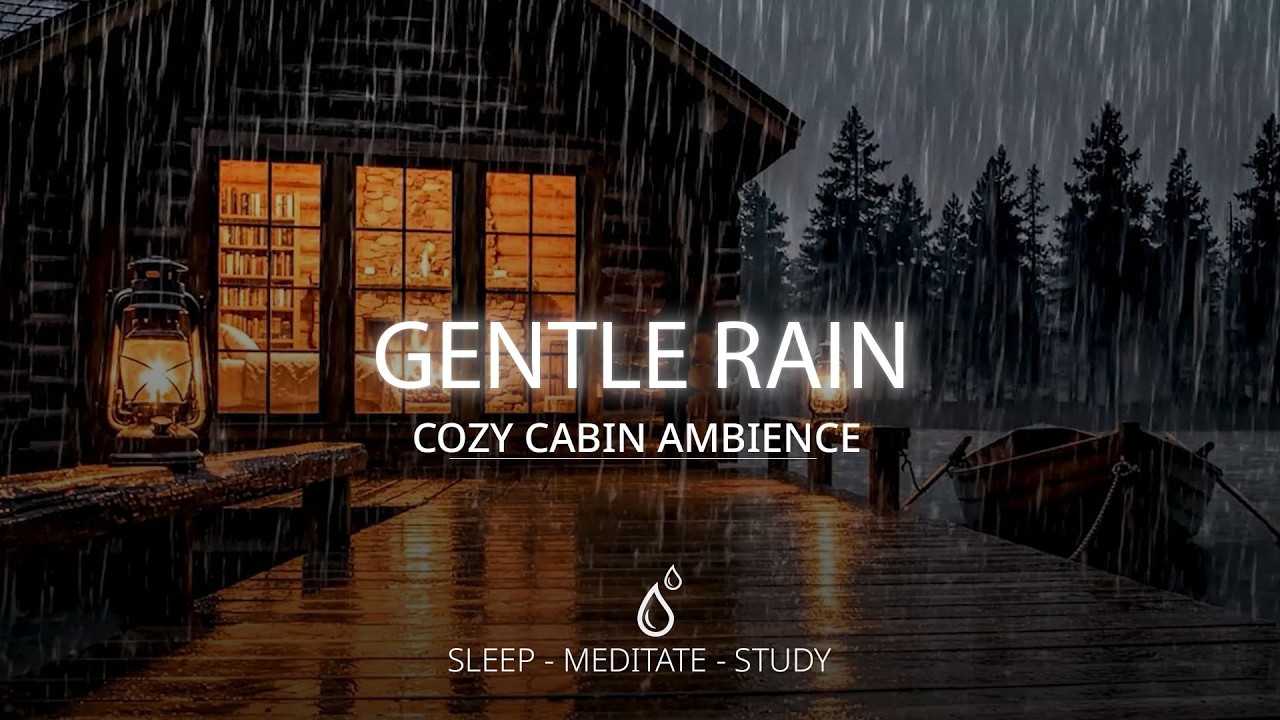 Deep Brown Noise Heavy Rain for Sleep ADHD Relief  | Rain Sounds