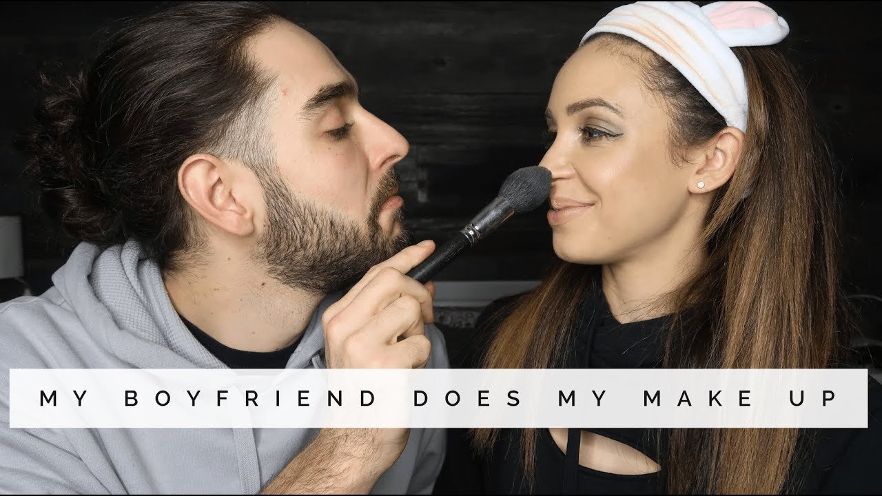 MY BOYFRIEND DOES MY MAKEUP | Danielle Peazer