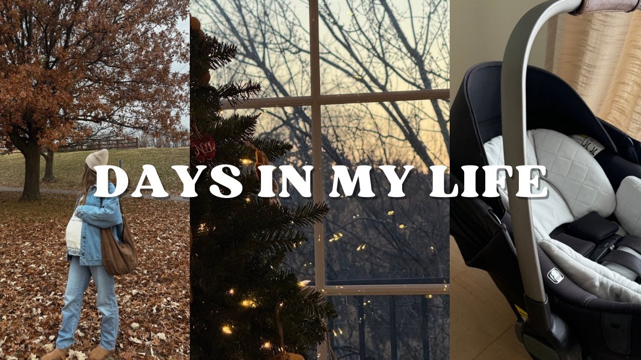 Days In My Life | nesting, getting organized, going through baby items, mom and pregnancy chats