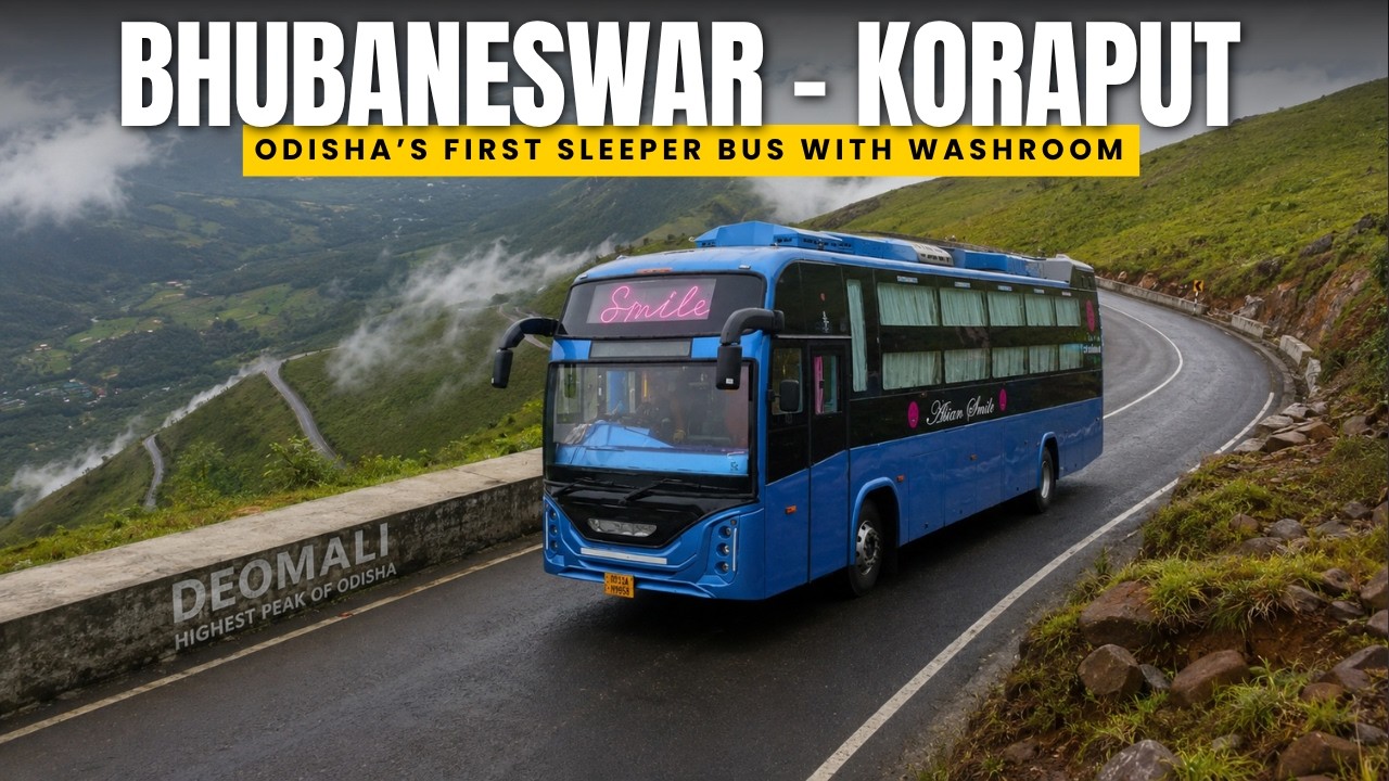 Bhubaneswar to Jeypore in ASIAN Smile | Odisha's First AI Powered Bus