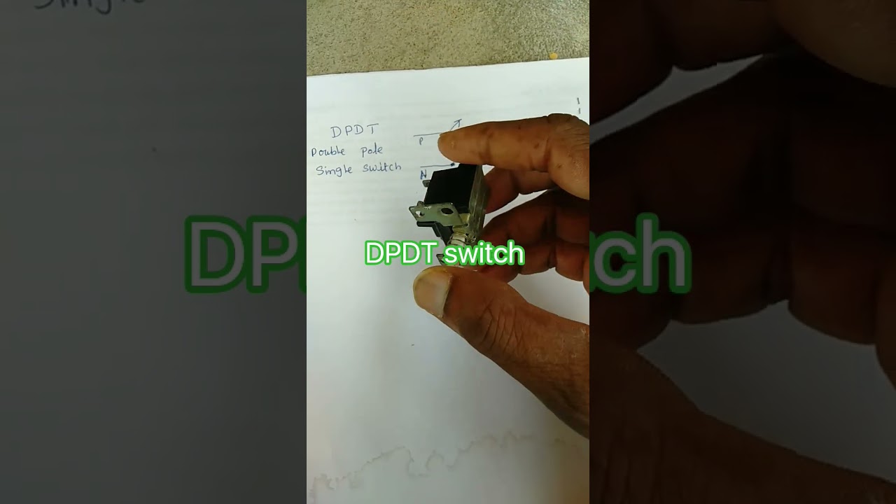 double pole single switch DPDT