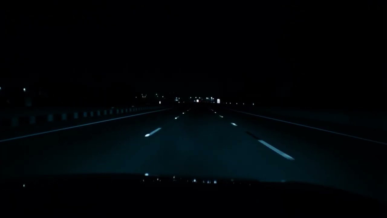 Highway at Night 10h | Meditative Driving Sounds for Concentration