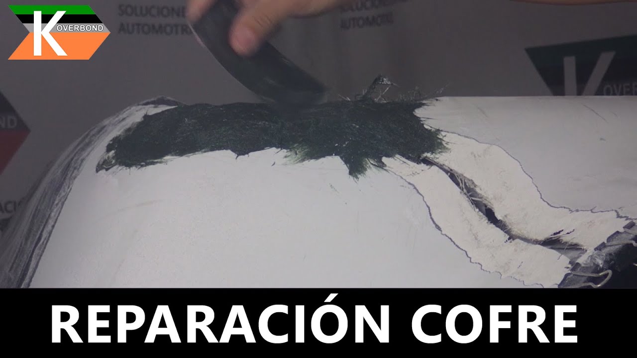 REPARACIÓN DE COFRE DE FIBRA DE VIDRIO CON POWER FIBER Y K-FG