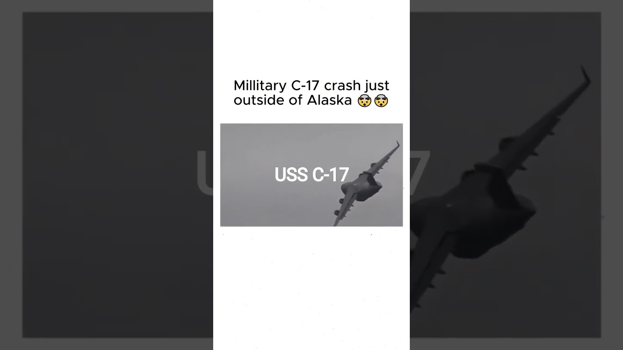 USS MILITARY C-17 CRASH #usairforce #crash #plane #airplane