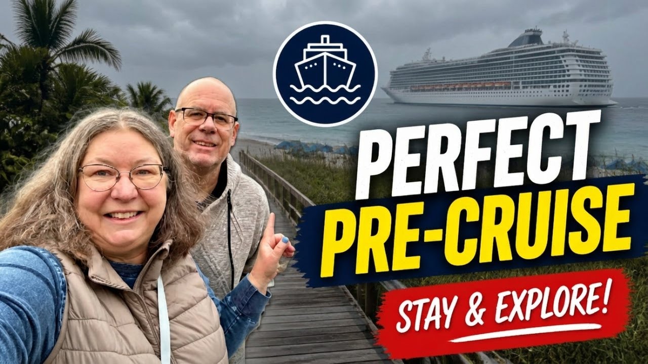 Cocoa Beach Pre Cruise Stay | Convienent Hotel Near Port Canaveral + Morning Beach Walk