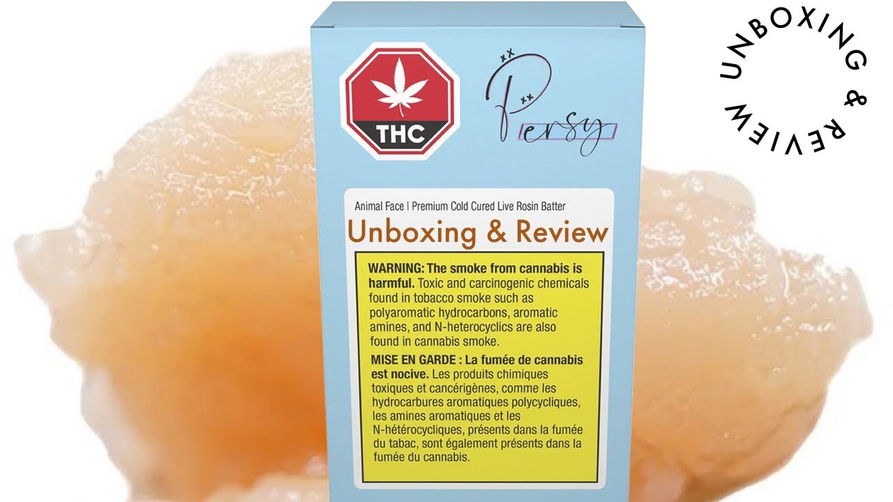 Animal Face Full Spectrum Live Rosin From Persy | Unboxing & Review