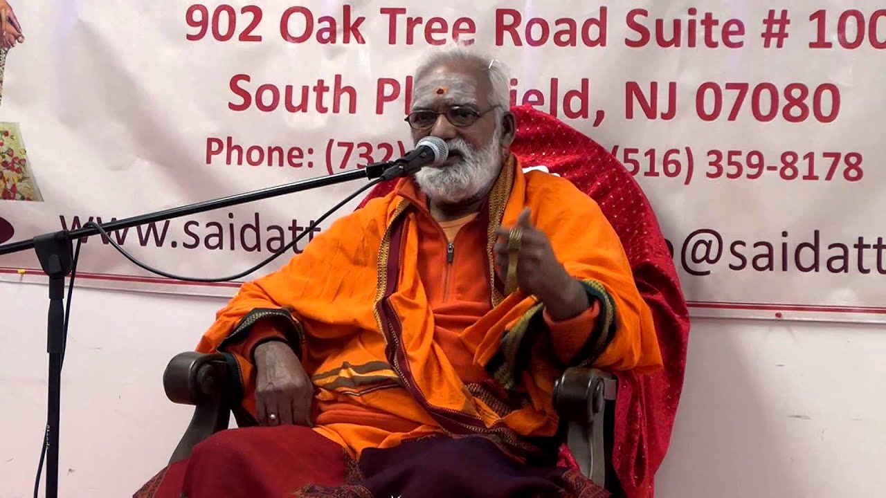 Courtallam Swamiji Discourse on Siva Puranam Saidatta 102514 pravachanam Part 2