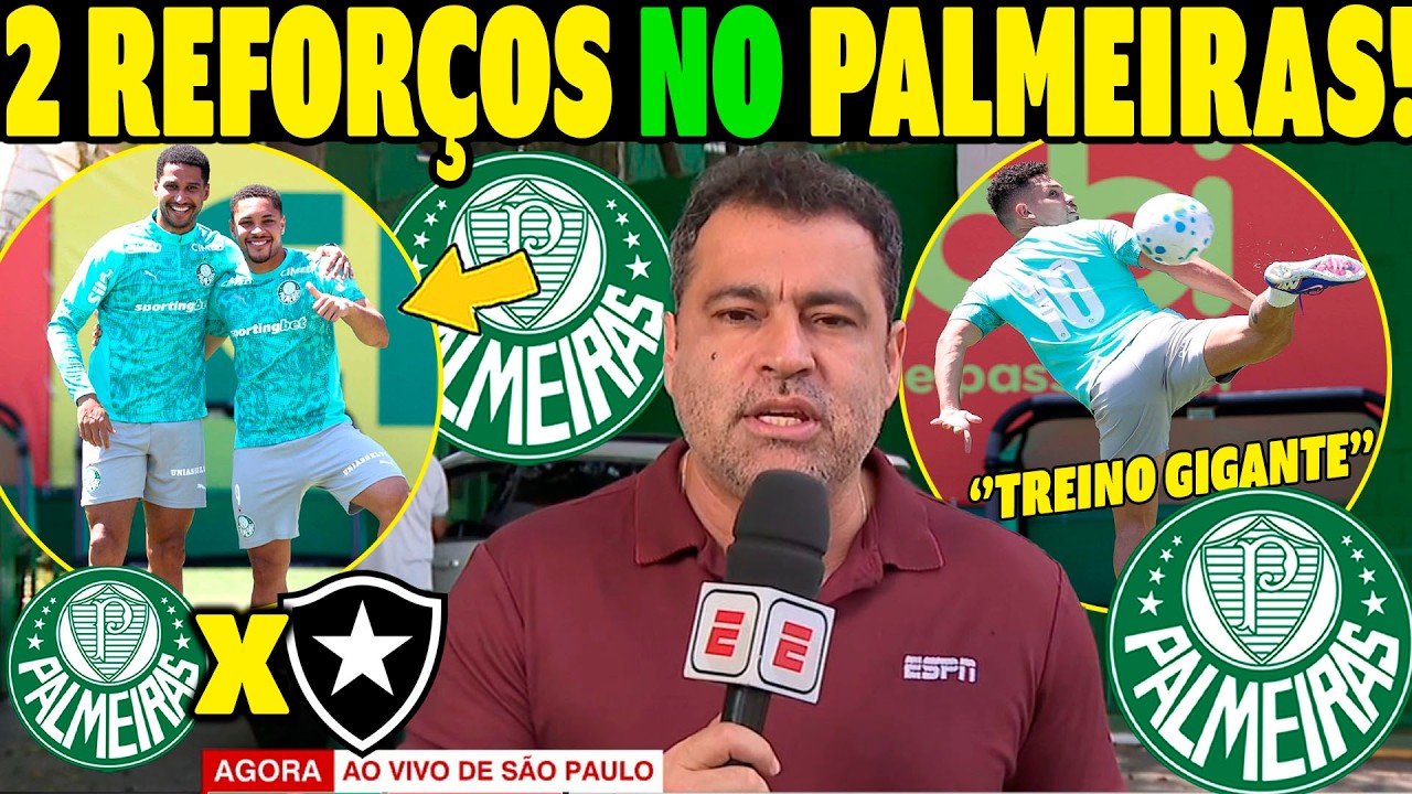 TERÇA DE EXCELENTE NOTICIA DO PALMEIRAS! TREINO PESADO DO VERDÃO! NICOLETTI TROUXE A INFORMAÇÃO!