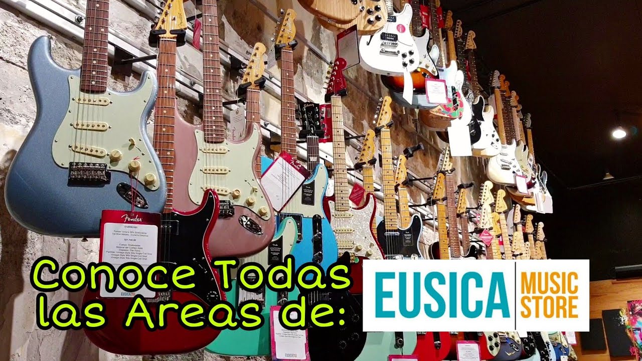 Conoce Todas las areas de Eusica Music Store en CDMX!