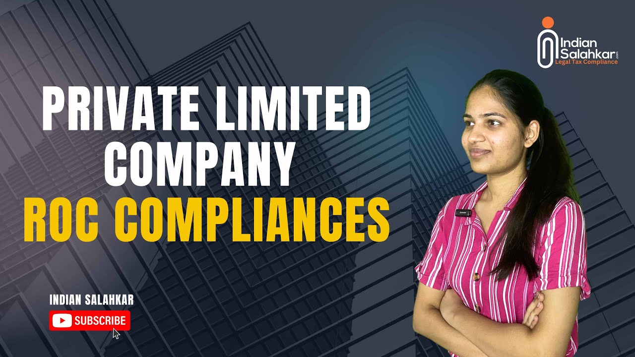 ROC Compliance for Private Limited Company | ROC Filing for Pvt Ltd Company | Annual Filing Pvt Ltd