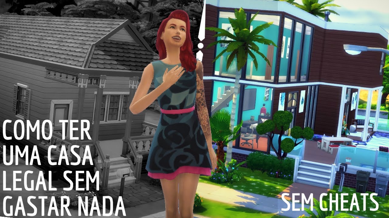 Primeiros passos The Sims no Ps4 - (Como construir com dinheiro infinito)