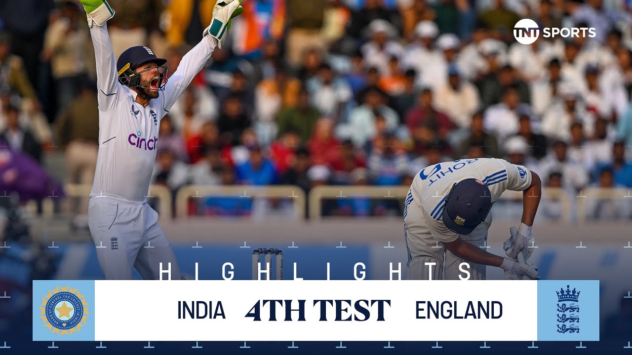 India vs England 4th Test (Day 3) 🏏 | India begin chase to test victory 🌟 | TNT Cricket Highlights