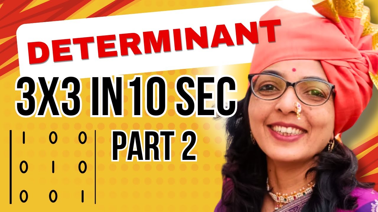 Determinant Tricks You MUST Know | Fastest Vedic Method for Class 10–12 Maths