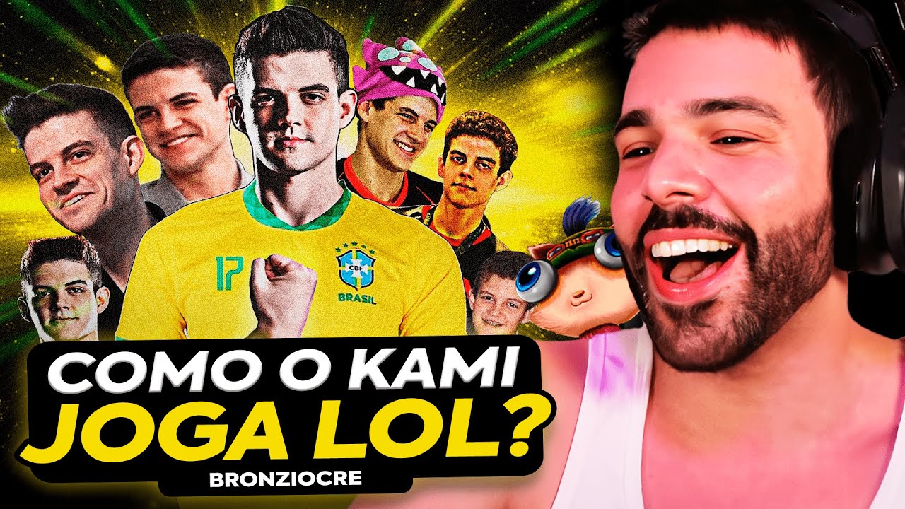 🚨 COMO O KAMI REALMENTE JOGA LEAGUE OF LEGENDS! MINERVA REAGE AO BRONZIOCRE