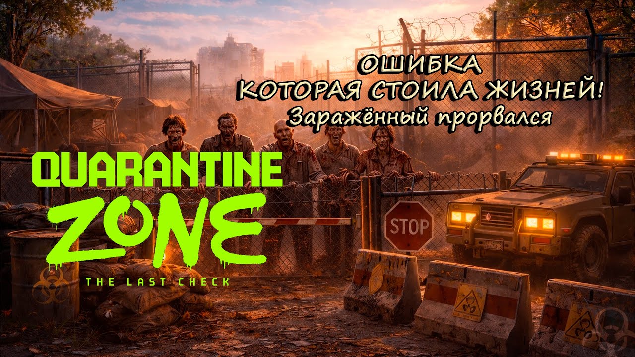 Критическая ошибка: заражённый убивает выживших (Серия 3) | Quarantine Zone: The Last Check